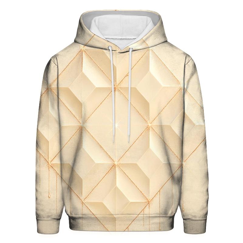 Champagne Prism Lattice heavyweight hoodies