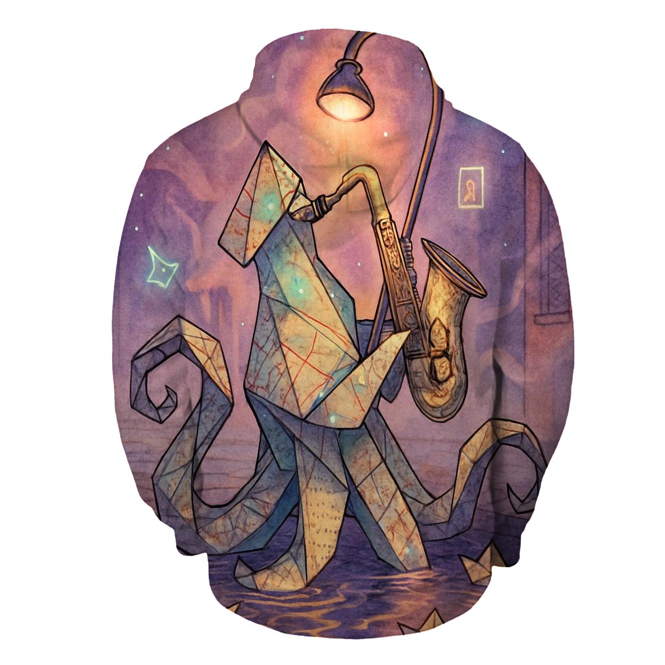 Origami Kraken Streetlight Serenade hoodie trends