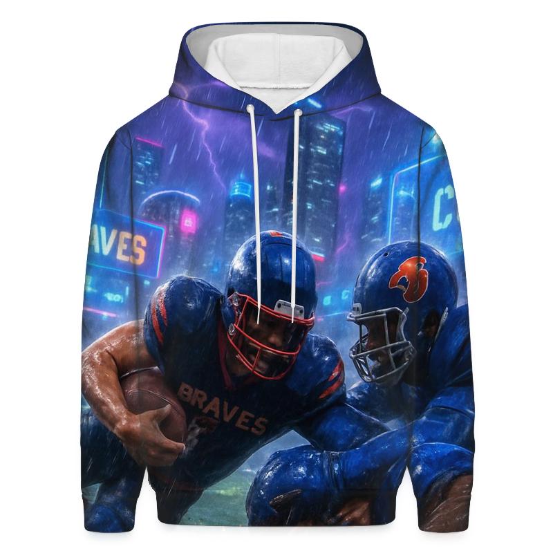 Neon Skyline Scrimmage Braves Versus Cubs hoodie styles