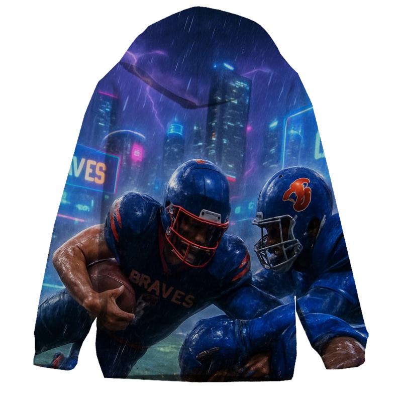 Neon Skyline Scrimmage Braves Versus Cubs hoodie styles