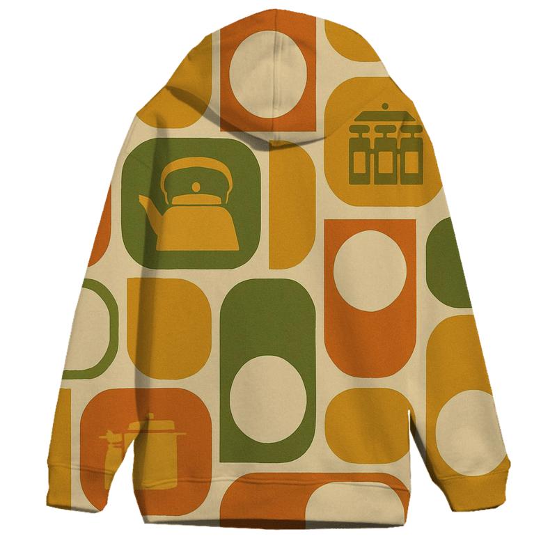 Harvest Gold Kitchen Geometry lightweight hoodies