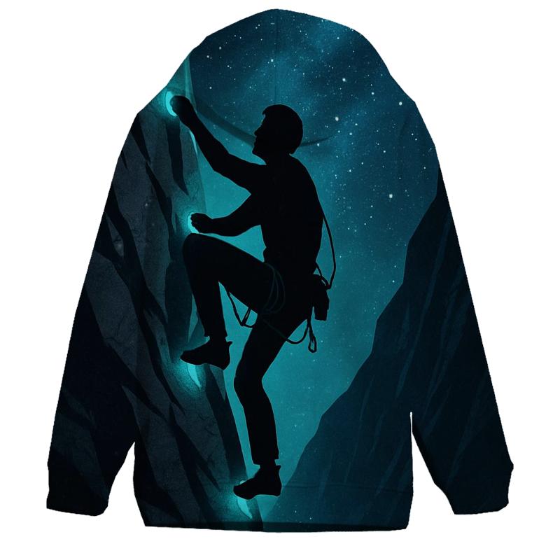 Gravity Defying Rock Climbing Ascent hoodie designs