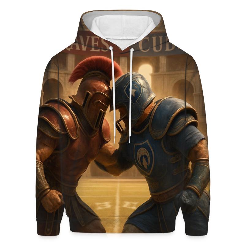 Ancient Colosseum Clash Braves Versus Cubs printed hoodies