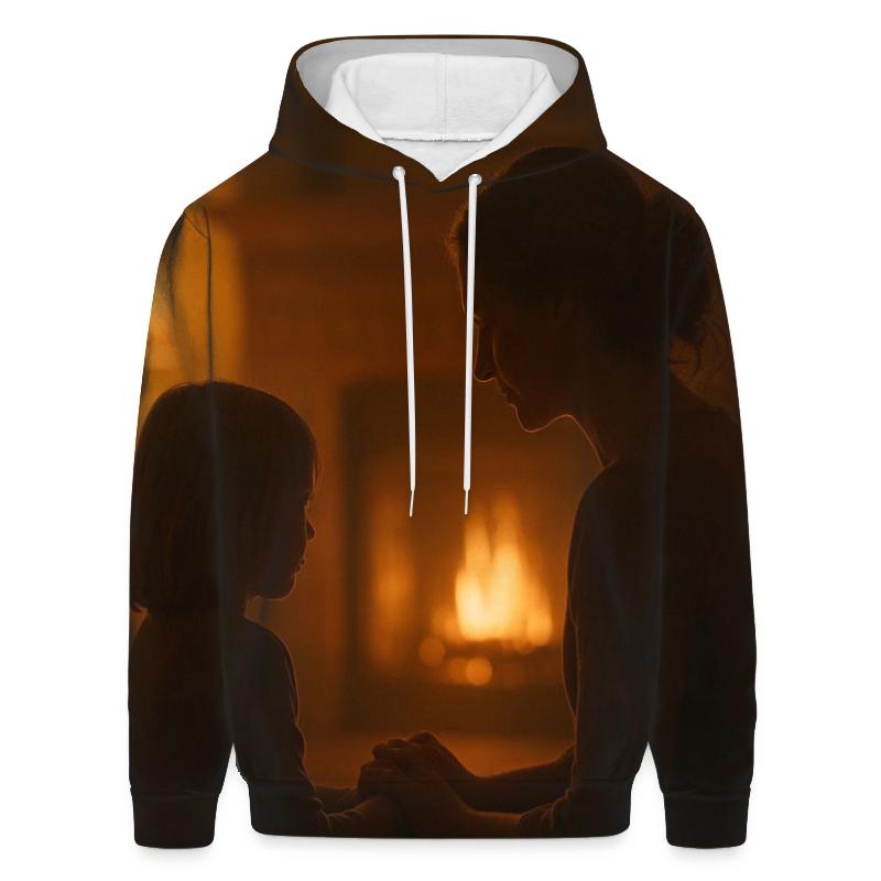 The Hearth Of Her Presence printed hoodies