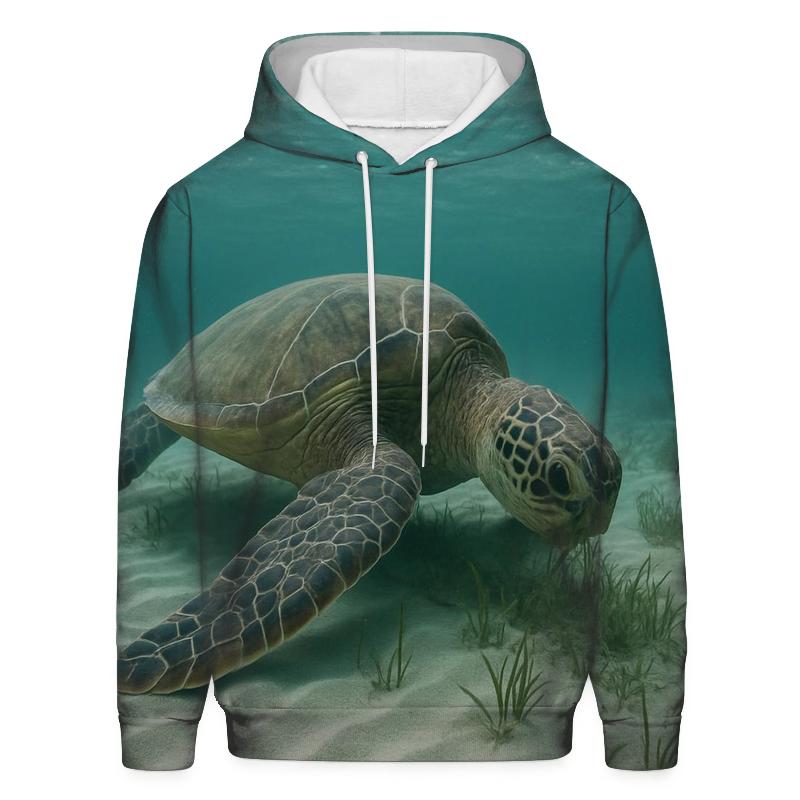 Reef Window Green Sea Turtle hoodie styles