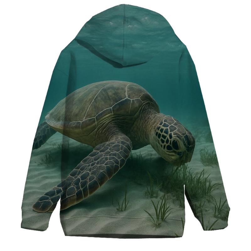 Reef Window Green Sea Turtle hoodie styles
