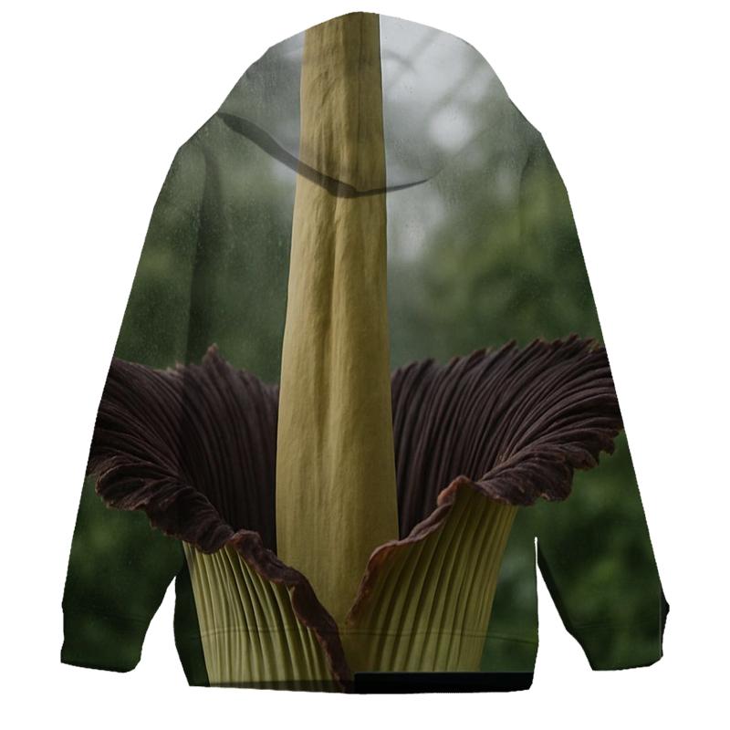 Titan Arum Bloom Window In A Botanical Conservatory hoodie trends