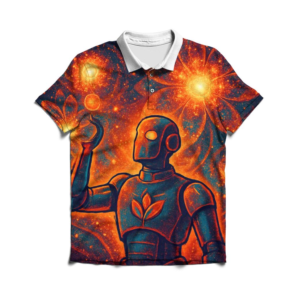 Supernova Bloom Garden branded logo polo shirts