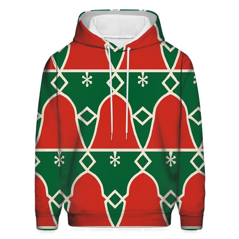Snowflake Lattice Carol Grid designer hoodies