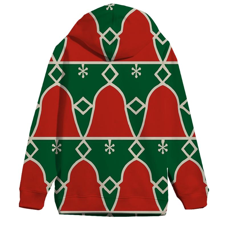 Snowflake Lattice Carol Grid designer hoodies