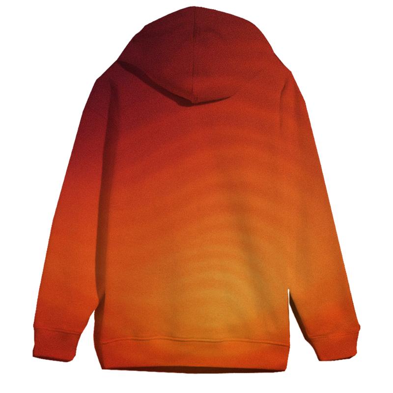 Molten Sunset Ripple custom hoodies