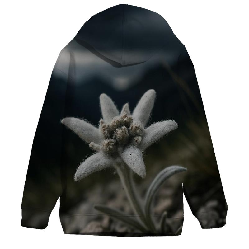 Edelweiss On Alpine Scree Before A Storm hoodie styles