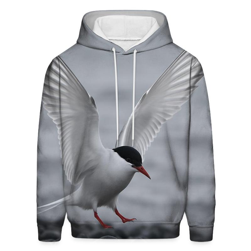 Basalt Runner Arctic Tern printed hoodies