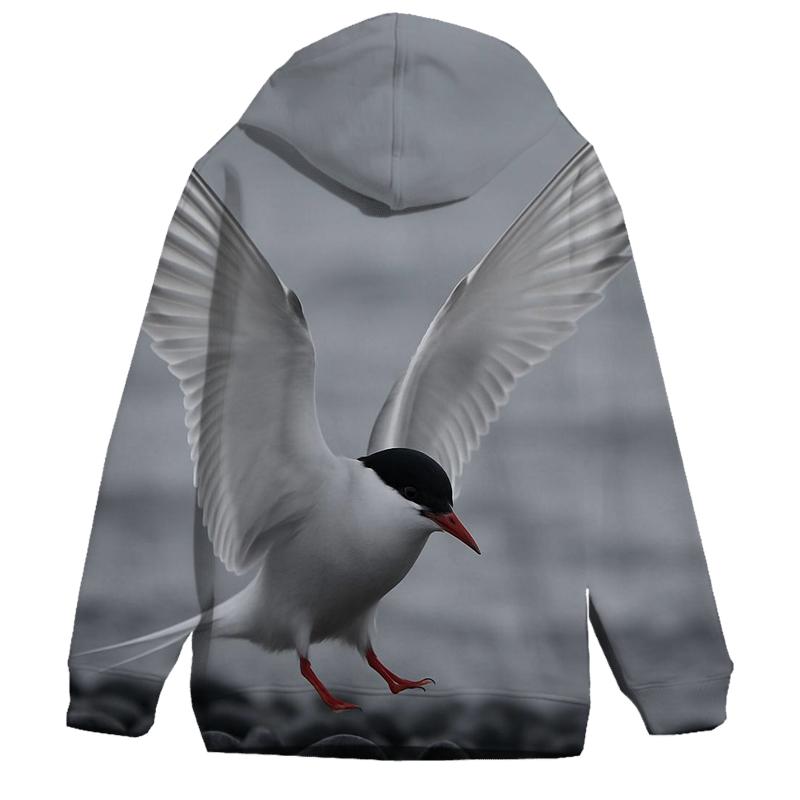 Basalt Runner Arctic Tern printed hoodies