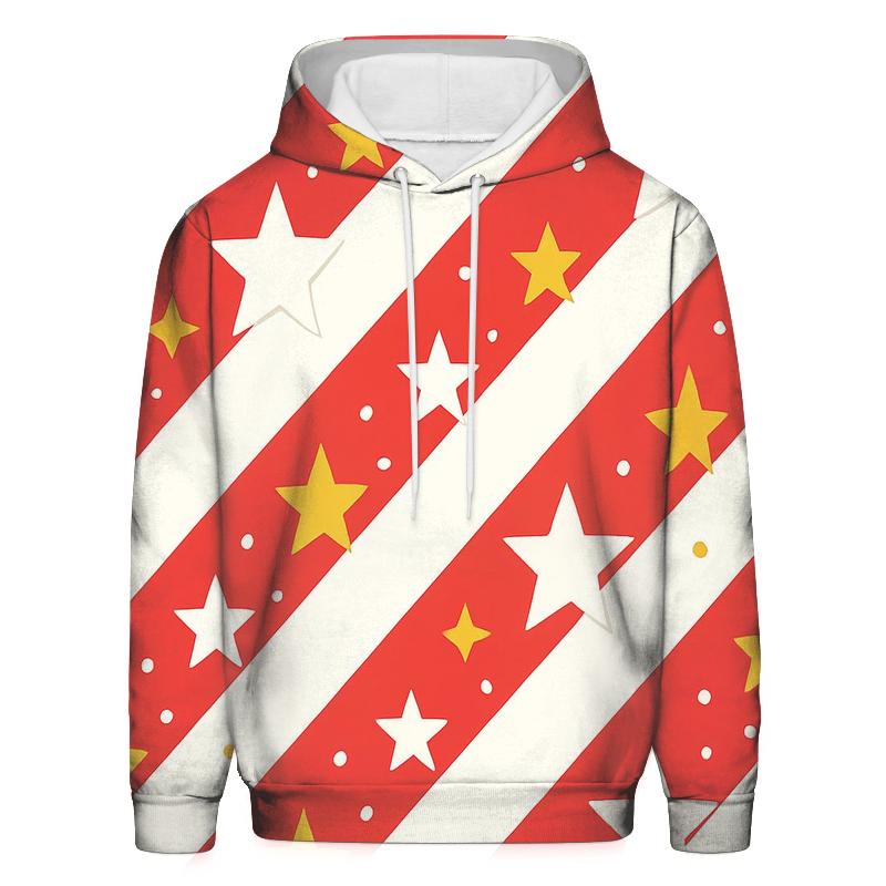 Candy Cane Constellation Stripes hoodies fashion