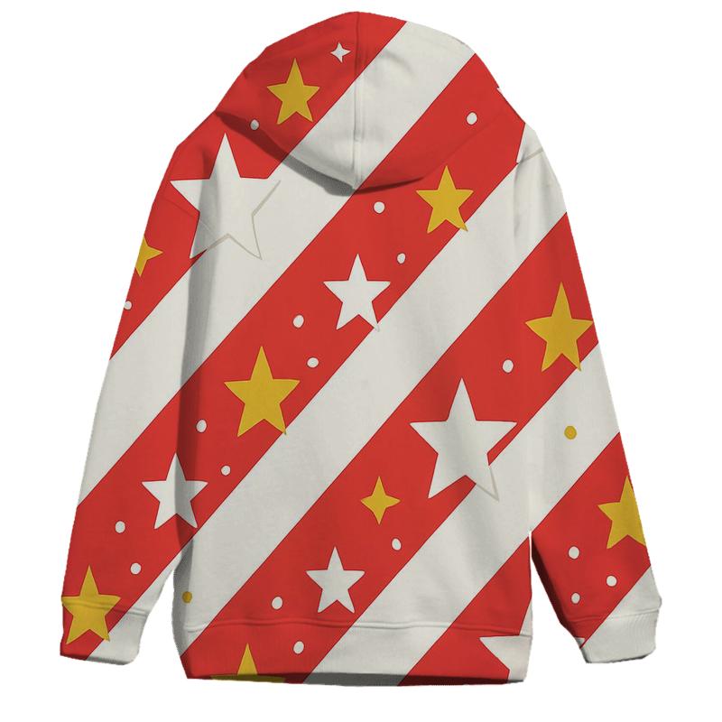 Candy Cane Constellation Stripes hoodies fashion