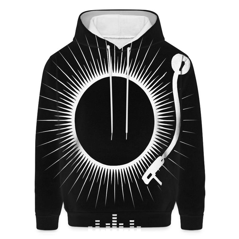 Monochrome Turntable Eclipse designer hoodies