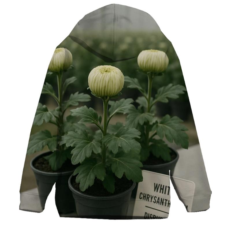 Chrysanthemum Disbudding Notes In A Fall Greenhouse pullover hoodies