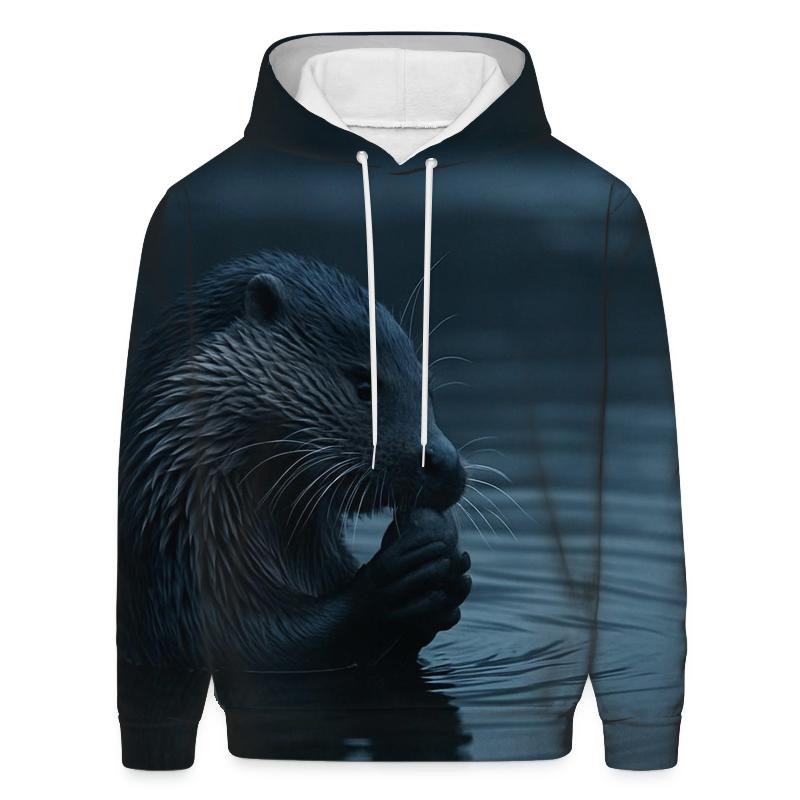 River Glass Eurasian Otter lightweight hoodies