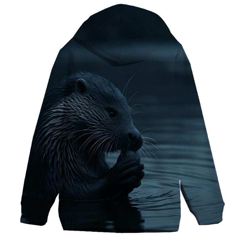 River Glass Eurasian Otter lightweight hoodies