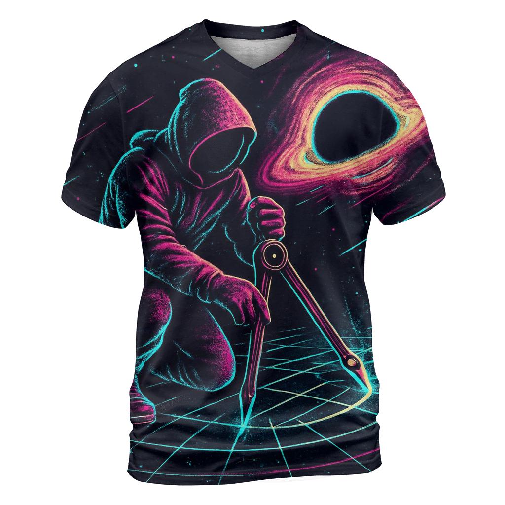 Neon Cartographer Of The Event Horizon artistic all-over print tops
