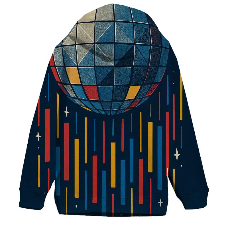 Disco Ball Rain Over City Silhouette hoodie trends