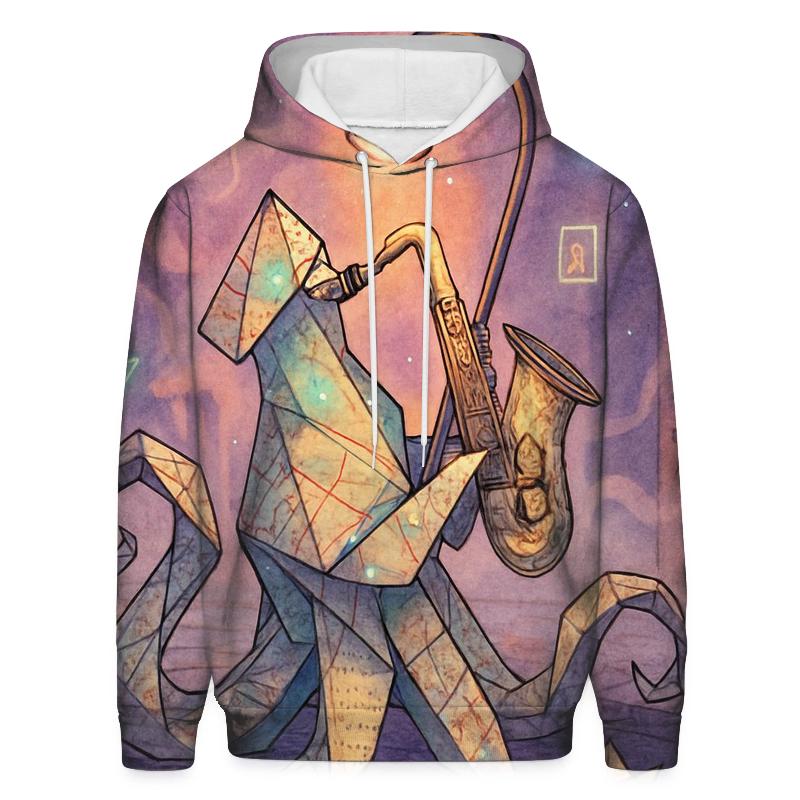 Origami Kraken Streetlight Serenade pullover hoodies