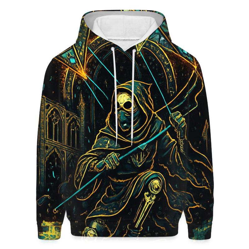 Cathedral Of Glitched Kites designer hoodies