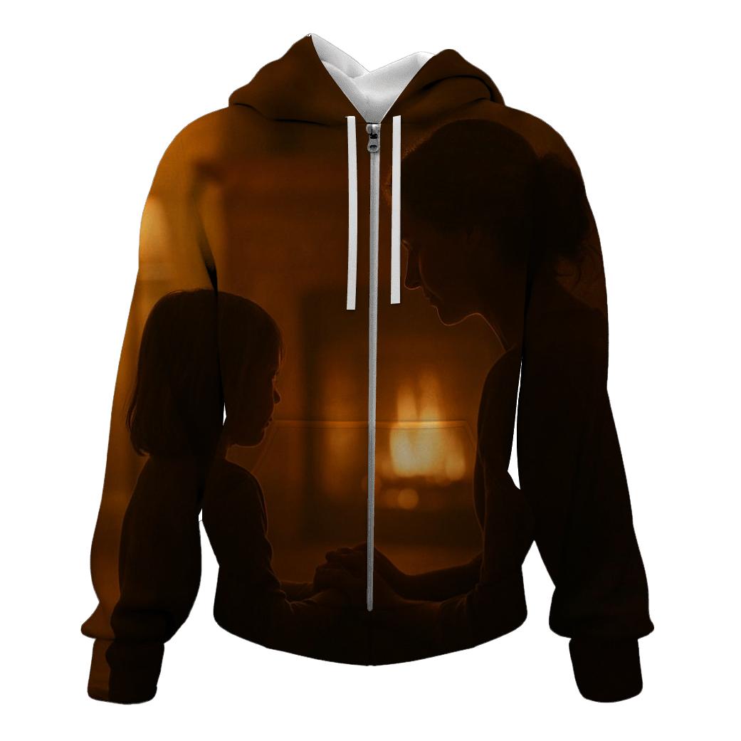 The Hearth Of Her Presence lightweight hoodies