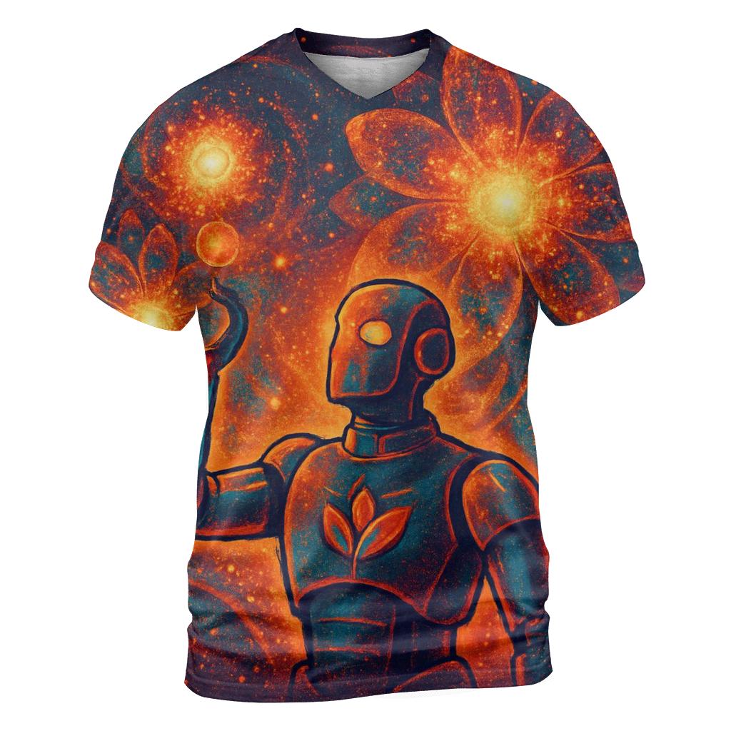 Supernova Bloom Garden designer pattern shirts