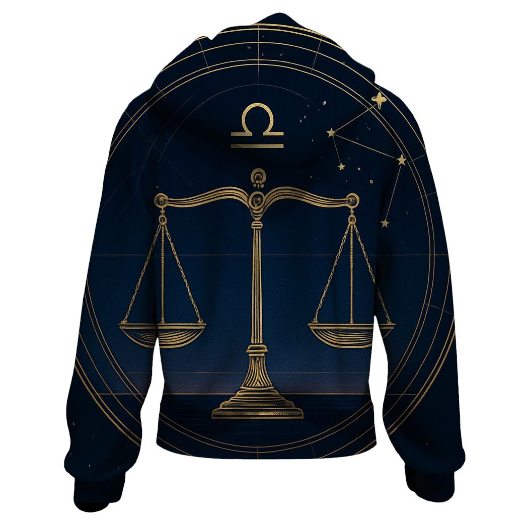 Libra Equinox Scales Star Chart custom hoodies