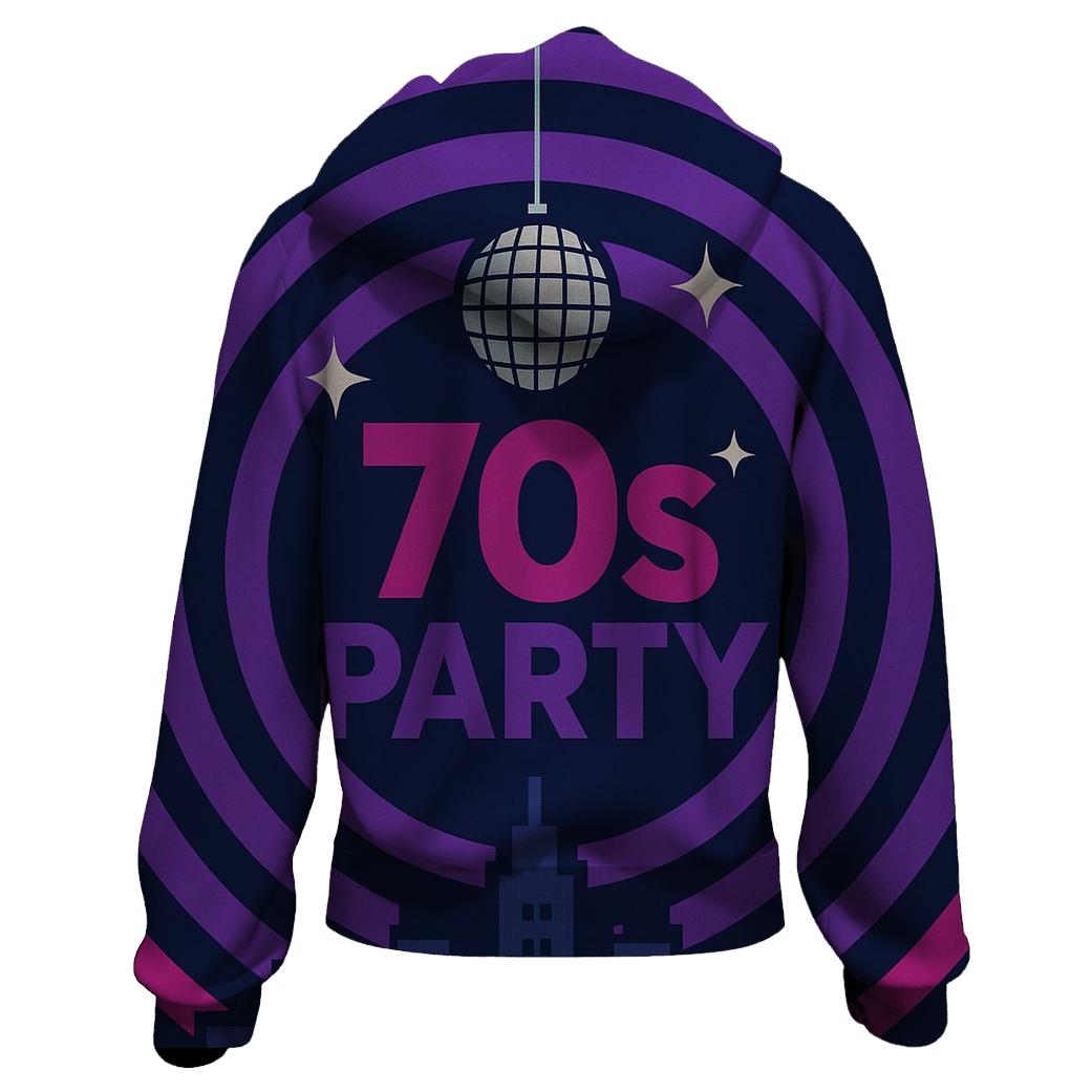 Disco Night Skyline Grooves hoodie styles