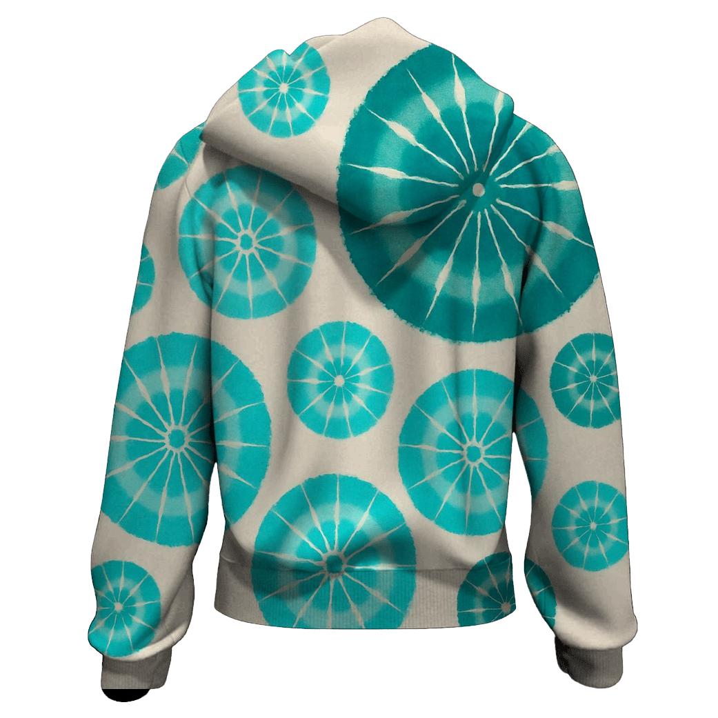Kumo Star Cluster Rosettes zip-up hoodies