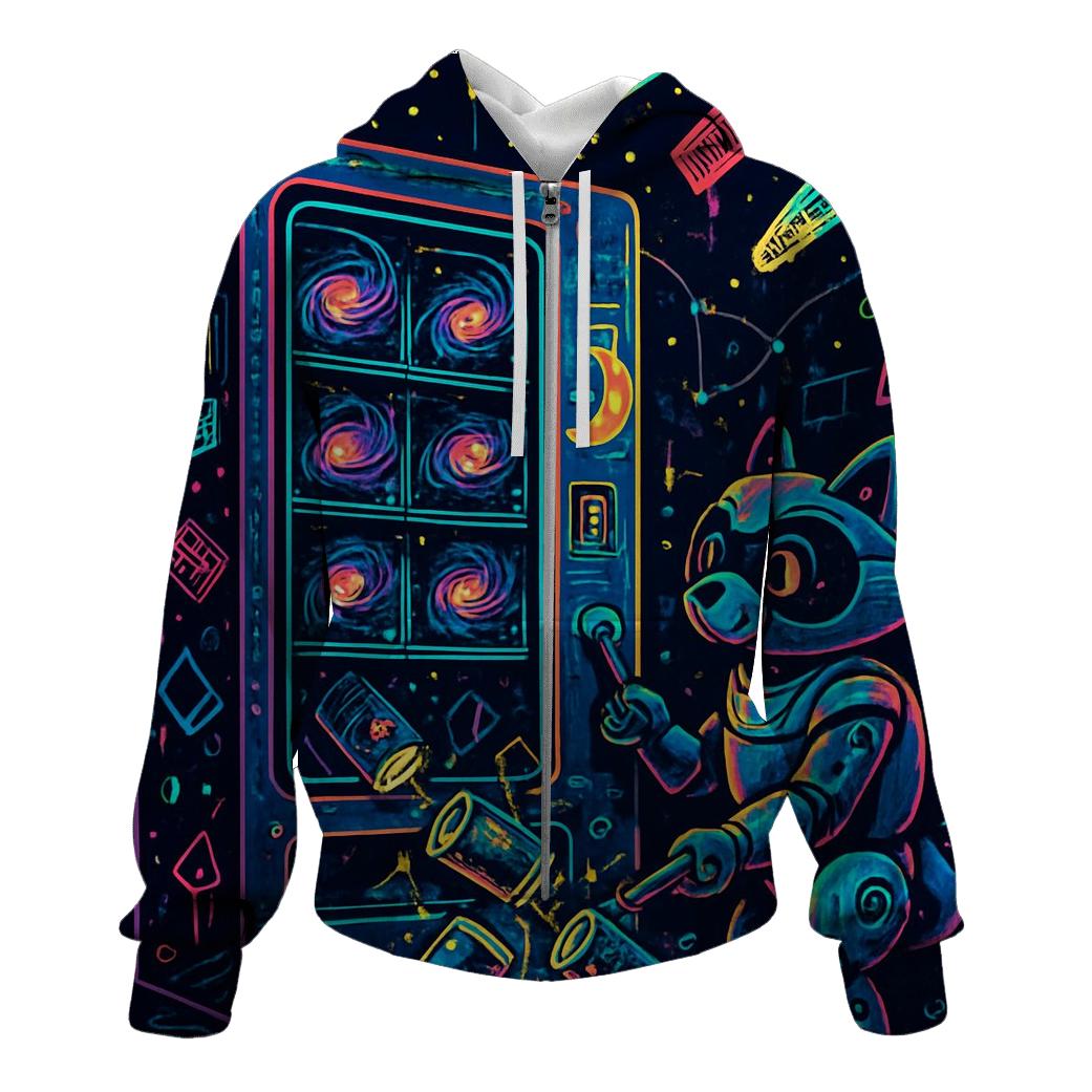 Pocket Universe Vending Machine graphic hoodies