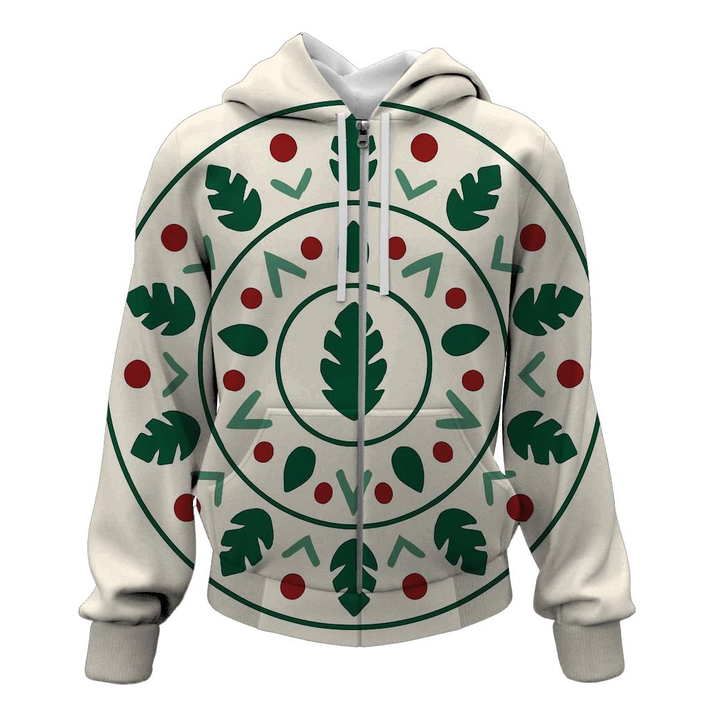 Ornament Mandala Pinecone Rings premium hoodies