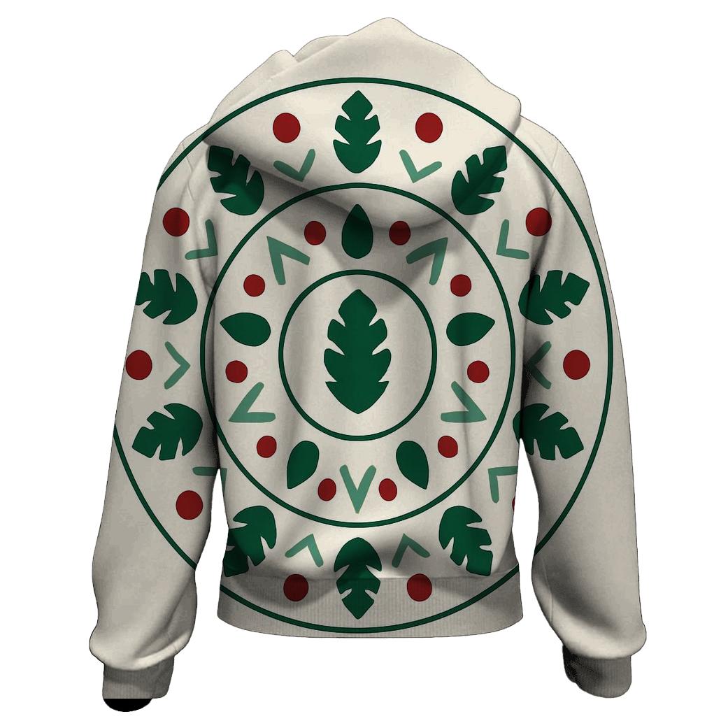 Ornament Mandala Pinecone Rings premium hoodies