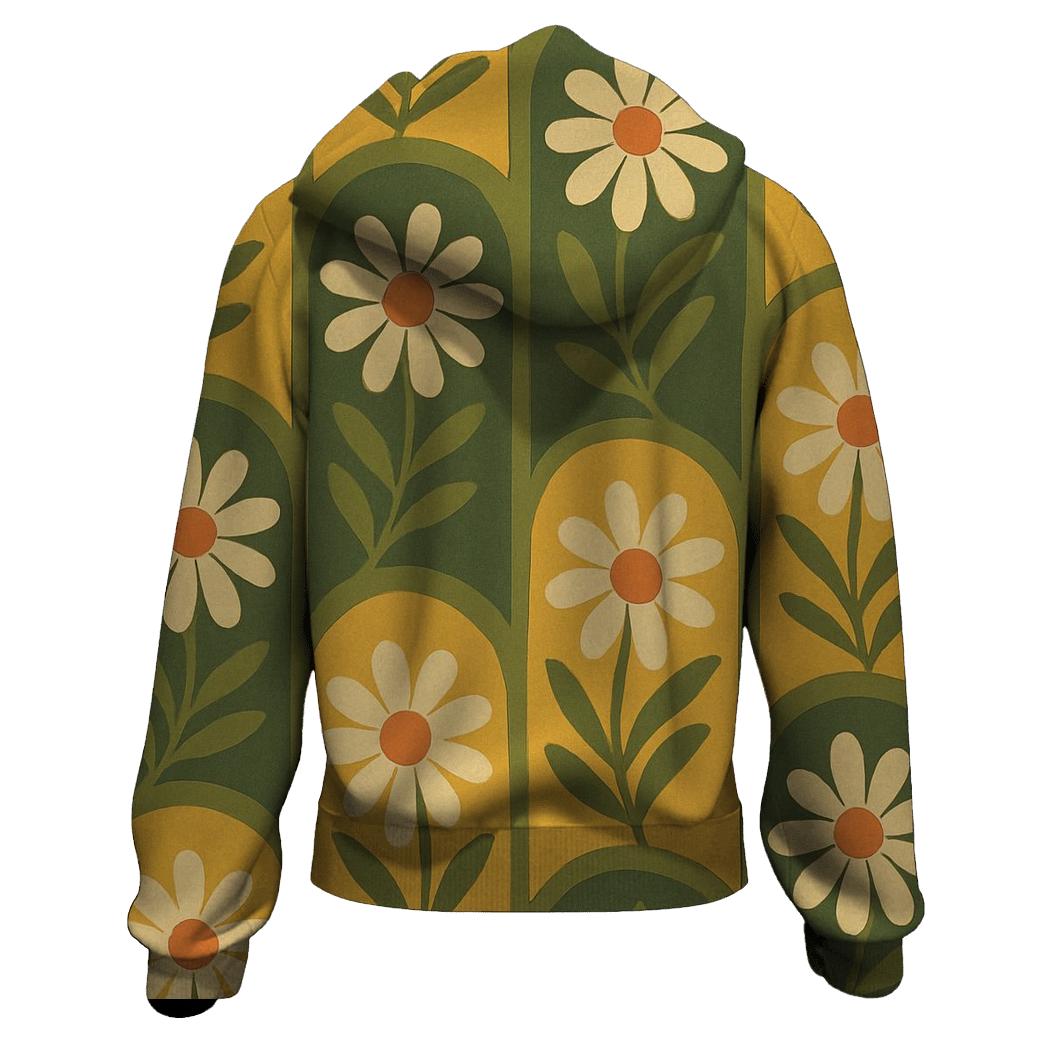 Groovy Botanical Archways lightweight hoodies