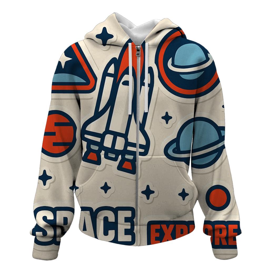 Space Shuttle Sticker Sheet custom hoodies
