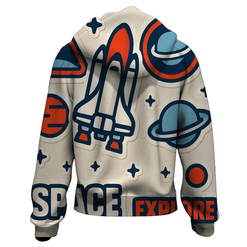 Space Shuttle Sticker Sheet custom hoodies
