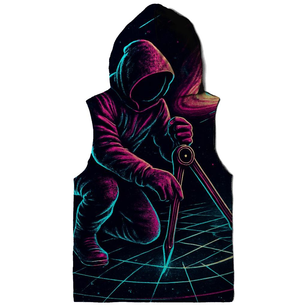 Neon Cartographer Of The Event Horizon embroidered hoodies