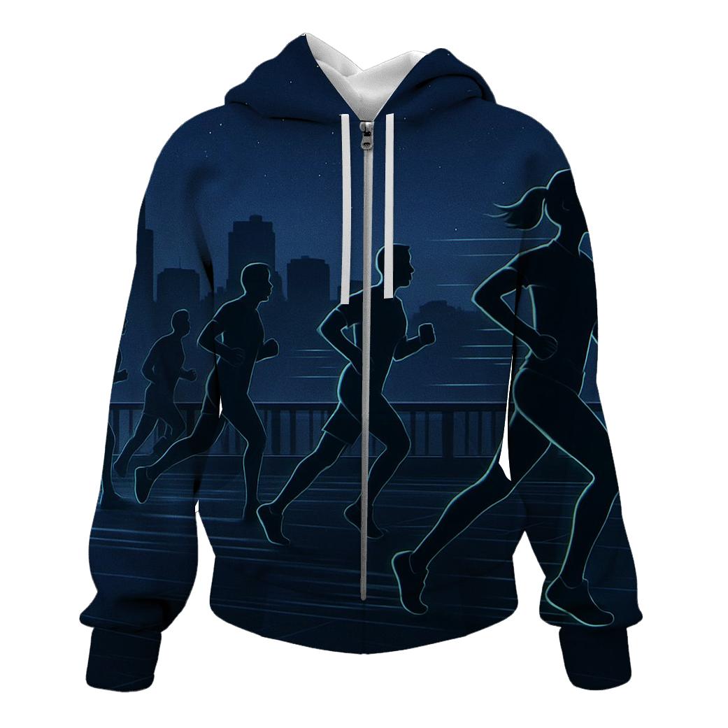 Starlit Marathon Night Run hoodie trends