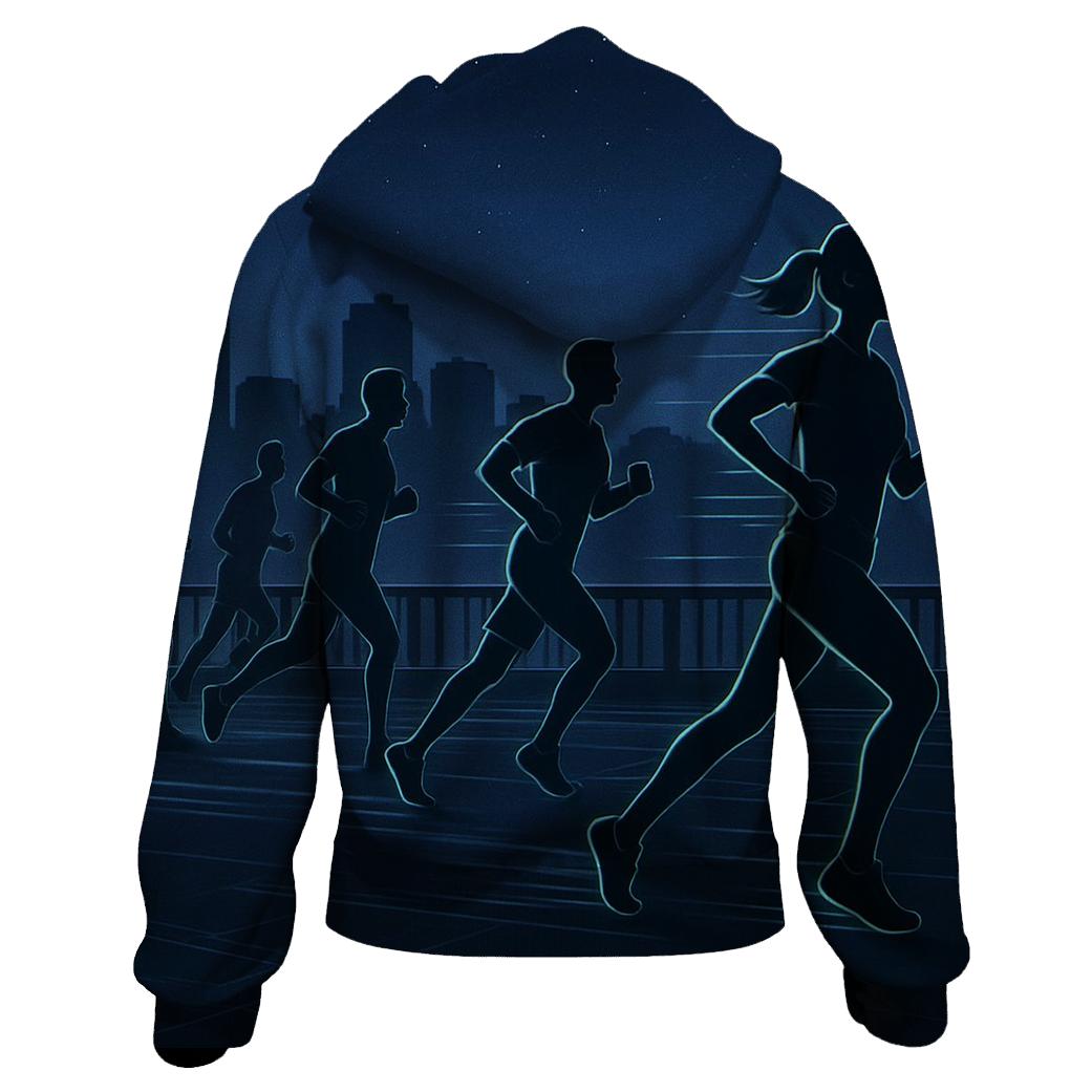 Starlit Marathon Night Run hoodie trends