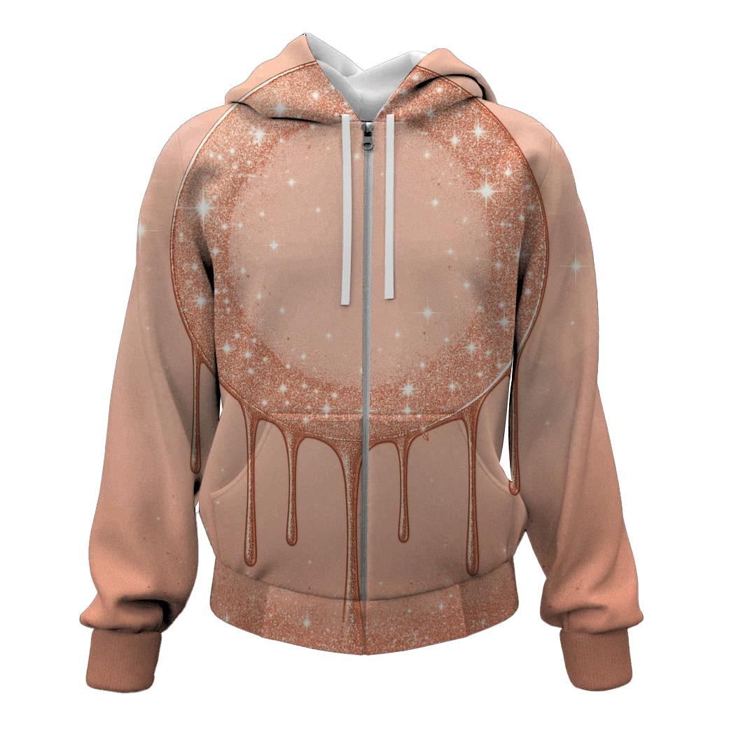 Rose Gold Halo Cascade hoodie trends
