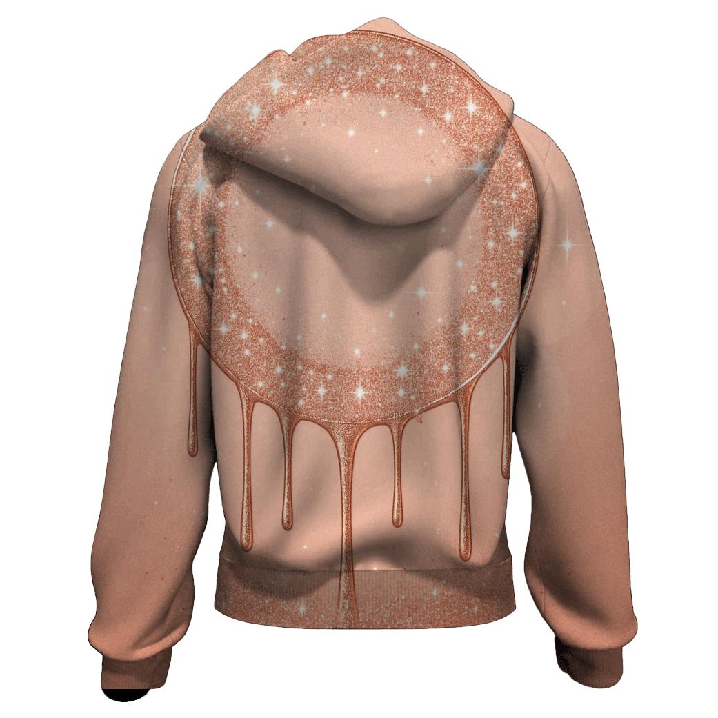 Rose Gold Halo Cascade hoodie trends