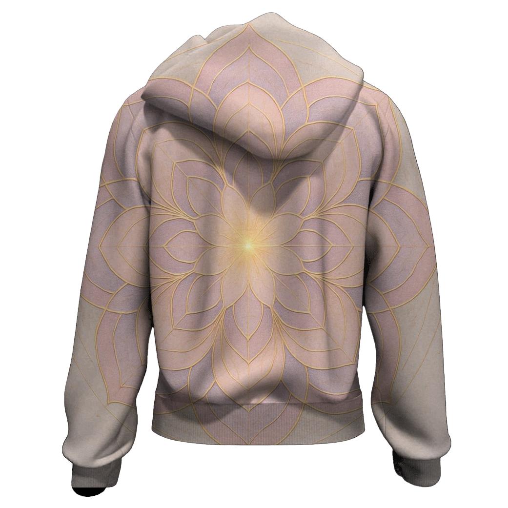 Luminous Breath Mandala custom hoodies
