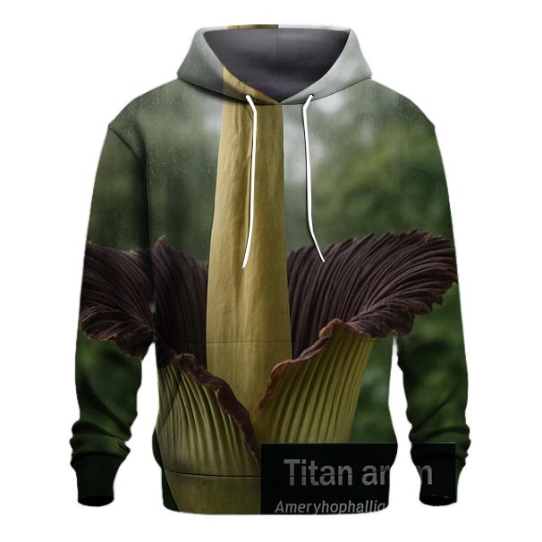 Titan Arum Bloom Window In A Botanical Conservatory designer hoodies