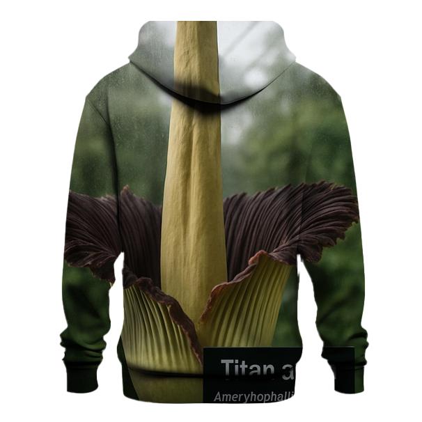 Titan Arum Bloom Window In A Botanical Conservatory designer hoodies