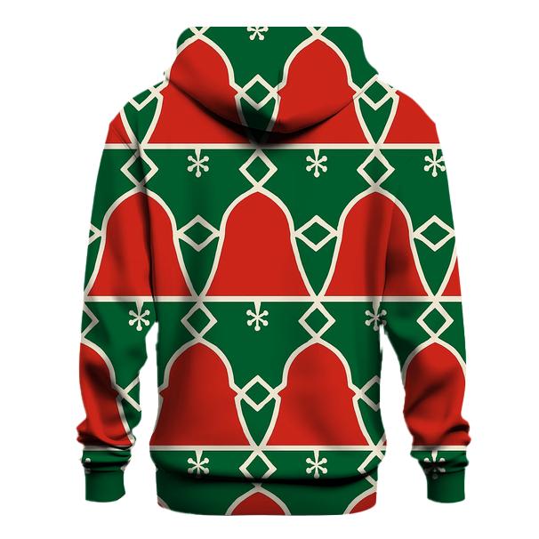 Snowflake Lattice Carol Grid premium hoodies