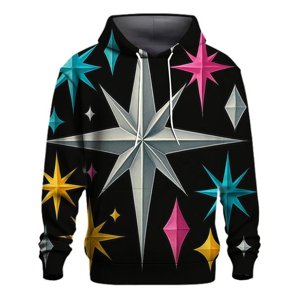 Chrome Starburst Geometry designer hoodies