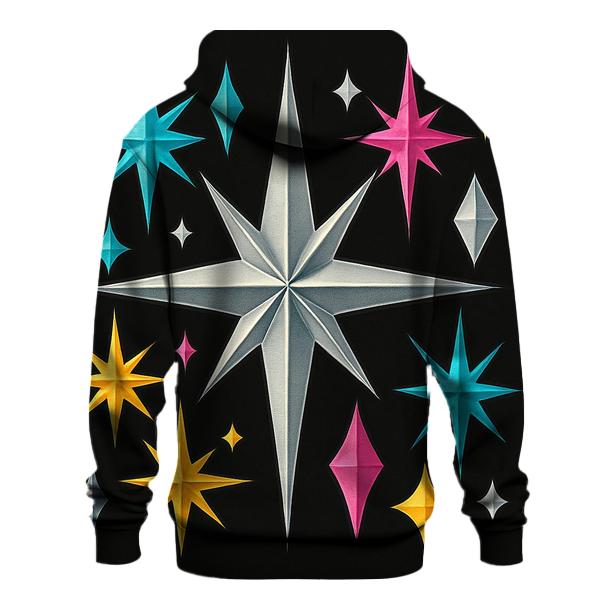 Chrome Starburst Geometry designer hoodies